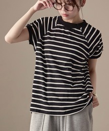 クルーネックフレンチスリーブTシャツ