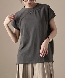 クルーネックフレンチスリーブTシャツ