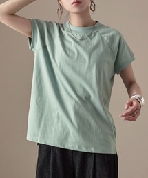 クルーネックフレンチスリーブTシャツ