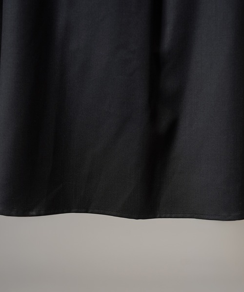 MAISON SPECIAL(メゾンスペシャル)の「《UNISEX》【Ermenegildo Zegna Fabric】Prime-Over Regular Collar Shirt/【エルメネジルド・ゼニア ファブリック】プライムオーバーレギュラーカラーシャツ【MAISON SPECIAL/メゾンスペシャル】■セットアップ対応■(シャツ/ブラウス・メンズ・ブラック・1/2/0)」の16枚目の写真
