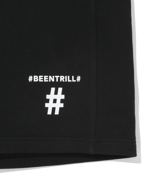 BEENTRILL（ビントリル）の「スタンダードハッシュタグワイドスウェットショーツ（ブラック）（その他パンツ・レディース・その他・SMALL/MEDIUM/LARGE/X-LARGE）」の3枚目の写真