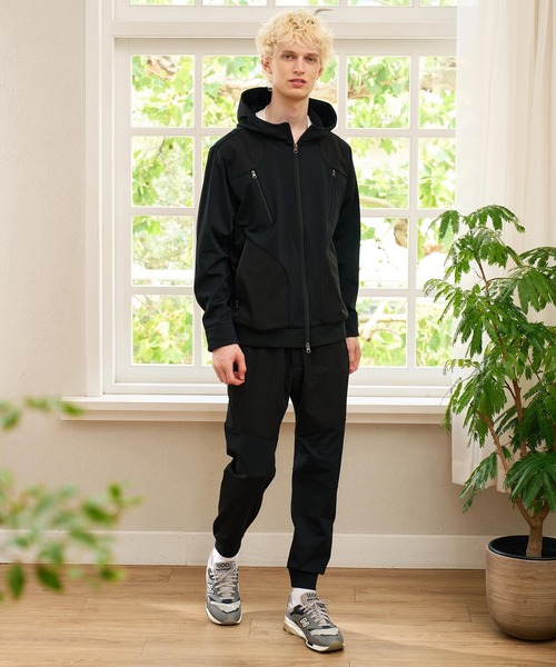 CALL&RESPONSE（コールアンドレスポンス）の「mp15226- 切り替えｼﾞｮｶﾞｰﾊﾟﾝﾂ 裏起毛SW(264-1551-01)（その他パンツ・メンズ・ブラック/チャコール・1/5/4/2）」の7枚目の写真