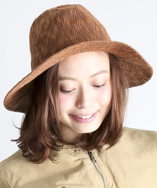 Denime(ドゥニーム)の「サーモンナカオレハット(ハット・メンズ・ブラック/グレー/ブラウン/ホワイト/ネイビー・FREE)」の4枚目の写真