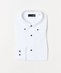 ＊ワイシャツ メンズ 長袖 ノンアイロン ストレッチ 吸水速乾 ボタンダウン ビジネス ドレス ニット NEWスタンダードフィット