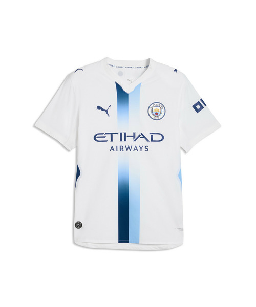 PUMA（プーマ）の「PUMA プーマ メンズ 2026-27 マンチェスターシティ FC サード オーセンティッ（Tシャツ/カットソー・メンズ・ホワイト系その他・LARGE/MEDIUM/X-LARGE/SMALL）」の5枚目の写真