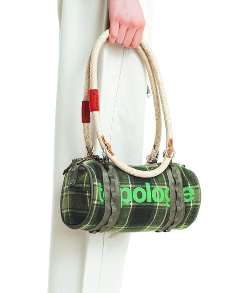 Topologie(トポロジー)の「Barrel Bag Small(バレル バッグ スモール)(ショルダーバッグ・レディース・グリーン系・ONE SIZE)」の9枚目の写真