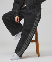 アディダス adidas スタジアム ウォッシュ デニム ルーズフィット パンツ