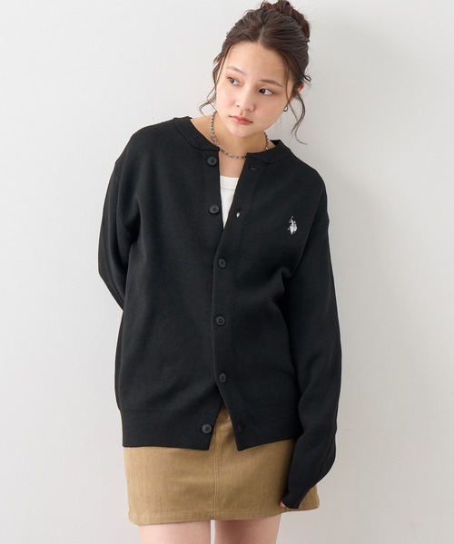 U.S. POLO ASSN.(ユーエスポロアッスン)の「【U.S. POLO ASSN./ユーエスポロアッスン】ワンポイント ダブルホースマン刺繍 スウェットライク カーディガン(カーディガン/ボレロ・メンズ・モカ/杢グレー/ブラック/アイボリー/ネイビー・L/M/LL)」の13枚目の写真