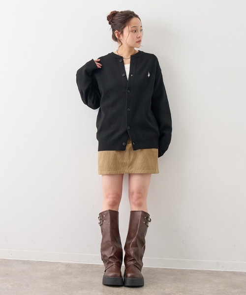 U.S. POLO ASSN.(ユーエスポロアッスン)の「【U.S. POLO ASSN./ユーエスポロアッスン】ワンポイント ダブルホースマン刺繍 スウェットライク カーディガン(カーディガン/ボレロ・メンズ・モカ/杢グレー/ブラック/アイボリー/ネイビー・L/M/LL)」の15枚目の写真