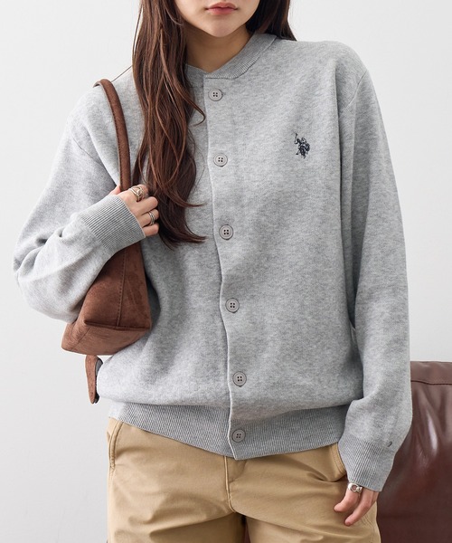 U.S. POLO ASSN.(ユーエスポロアッスン)の「【U.S. POLO ASSN./ユーエスポロアッスン】ワンポイント ダブルホースマン刺繍 スウェットライク カーディガン(カーディガン/ボレロ・メンズ・モカ/杢グレー/ブラック/アイボリー/ネイビー・L/M/LL)」の16枚目の写真