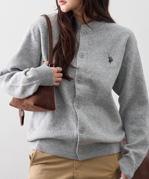 U.S. POLO ASSN.(ユーエスポロアッスン)の「【U.S. POLO ASSN./ユーエスポロアッスン】ワンポイント ダブルホースマン刺繍 スウェットライク カーディガン(カーディガン/ボレロ・メンズ・モカ/杢グレー/ブラック/アイボリー/ネイビー・L/M/LL)」の17枚目の写真