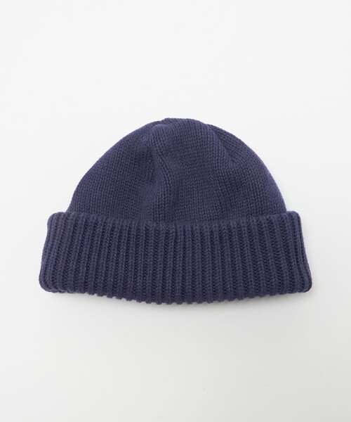 crepuscule(クレプスキュール)の「<crepuscule> C/A BEANIE/ビーニー(ニットキャップ/ビーニー・メンズ・ダークブラウン/ブラック/ネイビー・FREE)」の3枚目の写真