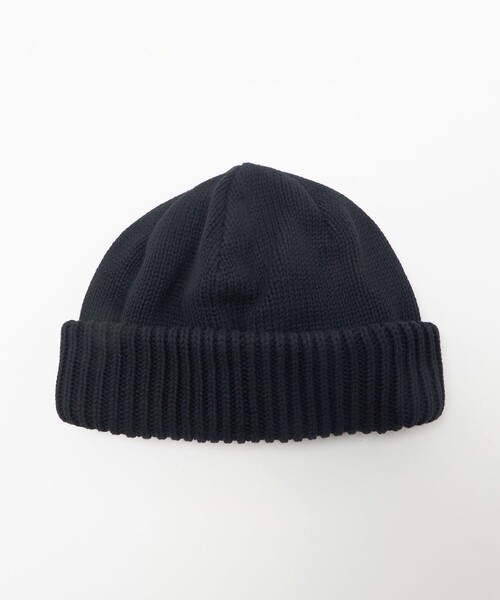 crepuscule(クレプスキュール)の「<crepuscule> C/A BEANIE/ビーニー(ニットキャップ/ビーニー・メンズ・ダークブラウン/ブラック/ネイビー・FREE)」の2枚目の写真