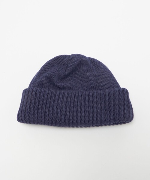 crepuscule(クレプスキュール)の「<crepuscule> C/A BEANIE/ビーニー(ニットキャップ/ビーニー・メンズ・ダークブラウン/ブラック/ネイビー・FREE)」の4枚目の写真