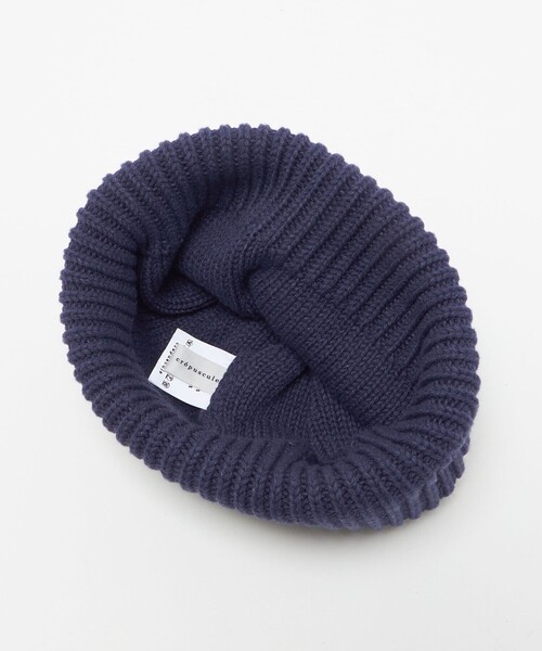 crepuscule(クレプスキュール)の「<crepuscule> C/A BEANIE/ビーニー(ニットキャップ/ビーニー・メンズ・ダークブラウン/ブラック/ネイビー・FREE)」の5枚目の写真