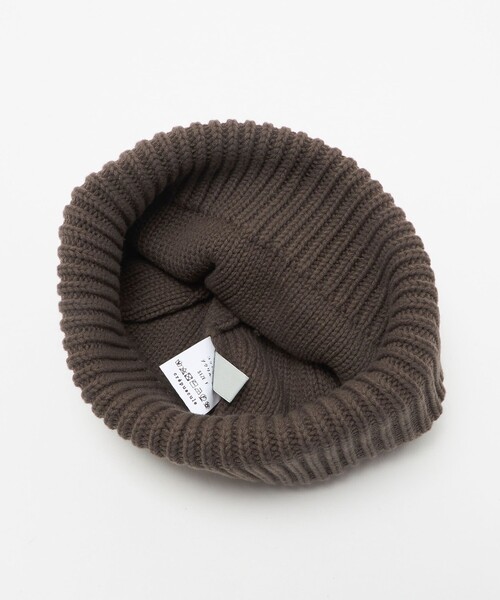 crepuscule(クレプスキュール)の「<crepuscule> C/A BEANIE/ビーニー(ニットキャップ/ビーニー・メンズ・ダークブラウン/ブラック/ネイビー・FREE)」の9枚目の写真
