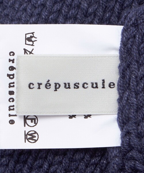 crepuscule(クレプスキュール)の「<crepuscule> C/A BEANIE/ビーニー(ニットキャップ/ビーニー・メンズ・ダークブラウン/ブラック/ネイビー・FREE)」の11枚目の写真