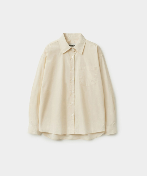 HAVE HAD(ハブヘッド)の「ESSENTIALS ファインシャツ (アイボリー)(シャツ/ブラウス・レディース・その他・SMALL/MEDIUM)」の1枚目の写真