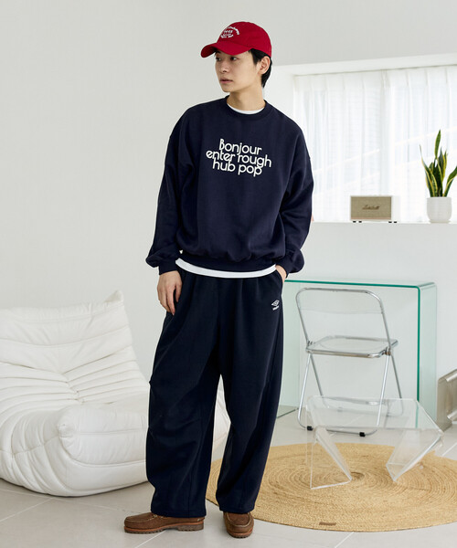 UMBRO(アンブロ)の「UMBRO × PUBLUX/アンブロ <セットアップ対応>別注 ダンボール タック スウェットパンツ 限定展開(スウェットパンツ・メンズ・ネイビー/グレー/ブラック・MEDIUM/LARGE)」の7枚目の写真