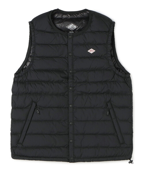 DANTON（ダントン）の「Men's Crewneck Inner Down Vest（ダウンベスト・メンズ・ブルー系その他/オフホワイト/ブラック系その他/ベージュ系その他/ブラック/グリーン系その他/オリーブ・XXL/XL/XS/S/M/L）」の3枚目の写真