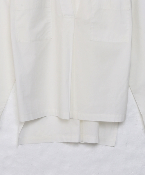 Chico（チコ）の「プルオーバーブラウス（シャツ/ブラウス・レディース・ホワイト/ピンクベージュ・FREE）」の4枚目の写真