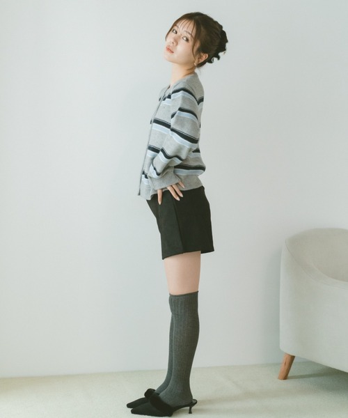 VANNIE U(ヴァニーユー)の「スエードショートパンツ(その他パンツ・レディース・ブラウン/ブラック・FREE)」の13枚目の写真