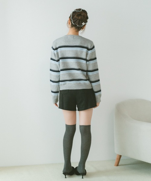 VANNIE U(ヴァニーユー)の「スエードショートパンツ(その他パンツ・レディース・ブラウン/ブラック・FREE)」の14枚目の写真