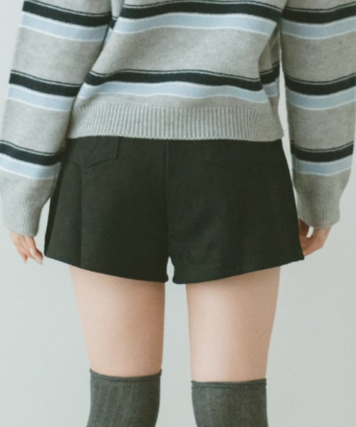 VANNIE U(ヴァニーユー)の「スエードショートパンツ(その他パンツ・レディース・ブラウン/ブラック・FREE)」の9枚目の写真