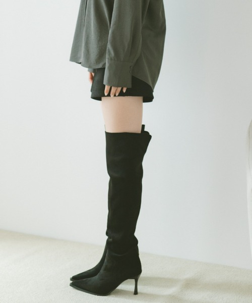 VANNIE U(ヴァニーユー)の「スエードショートパンツ(その他パンツ・レディース・ブラウン/ブラック・FREE)」の10枚目の写真