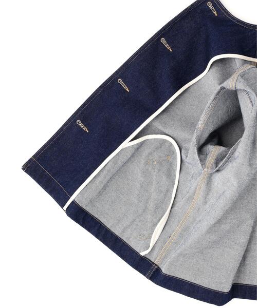 Traditional Weatherwear(トラディショナルウェザーウェア)の「Traditional Weatherwear / トラディショナル ウェザーウェア/MALTON NO COLLAR SHORT DENIM/マールトン ノーカラー ショート デニム(デニムジャケット・レディース・その他4・32/34)」の3枚目の写真