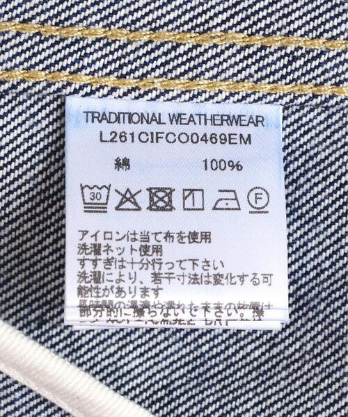 Traditional Weatherwear(トラディショナルウェザーウェア)の「Traditional Weatherwear / トラディショナル ウェザーウェア/MALTON NO COLLAR SHORT DENIM/マールトン ノーカラー ショート デニム(デニムジャケット・レディース・その他4・32/34)」の5枚目の写真