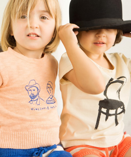 BOBO CHOSES（ボボショーズ）の「【16S/S】BOBO CHOSES[ボボ ショセス] /Baby T-shirt/ベビー用Tシャツ（Tシャツ/カットソー・キッズ・オフホワイト/レッド/オレンジ/ベージュ/グリーン・18-24MONTH/6-12MONTH/12-18MONTH）」の8枚目の写真