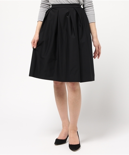 Spick & Span（スピックアンドスパン）の「WASHABLE タックスカート◆（スカート・レディース・ホワイト/グリーン/ベージュ/ネイビー・40/38/36/34）」の11枚目の写真