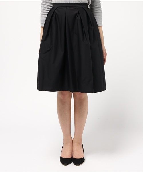 Spick & Span（スピックアンドスパン）の「WASHABLE タックスカート◆（スカート・レディース・ホワイト/グリーン/ベージュ/ネイビー・40/38/36/34）」の5枚目の写真