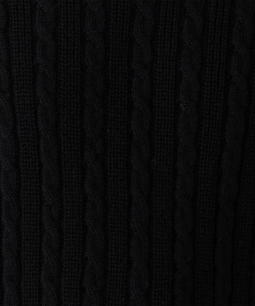 UNITED ARROWS(ユナイテッドアローズ)の「BAS ケーブル タートルネック◆(ニット/セーター・メンズ・ホワイト/ブラック/マスタード/ネイビー・LARGE/MEDIUM/SMALL/X-LARGE)」の20枚目の写真