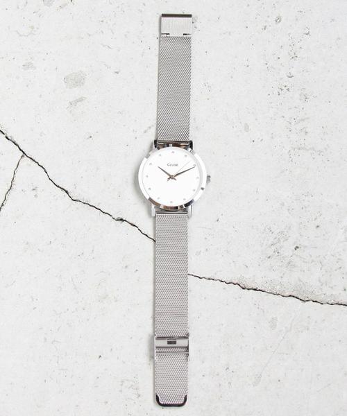 BEAUTY&YOUTH UNITED ARROWS(ビューティーアンドユースユナイテッドアローズ)の「<CLUSE>∴PAVANEメッシュ38mmフェイスウォッチ/シルバーカラー(アナログ腕時計・レディース・シルバー・FREE)」の2枚目の写真