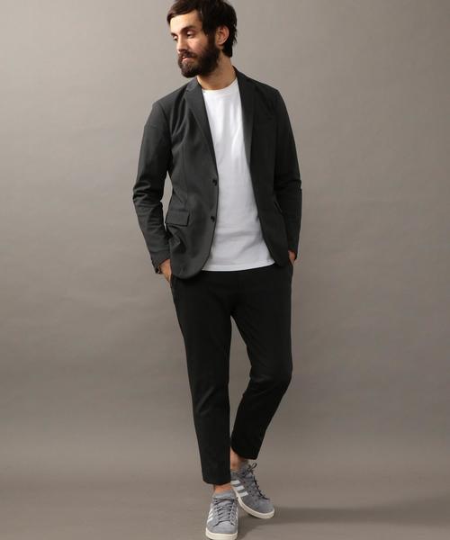 BEAUTY&YOUTH UNITED ARROWS(ビューティーアンドユースユナイテッドアローズ)の「BY ∴ TR ストレッチ ノープリーツ アンクルパンツ ◆(スラックス・メンズ・ブラック/ダークグレー/ネイビー・X-LARGE/LARGE/MEDIUM/SMALL)」の13枚目の写真