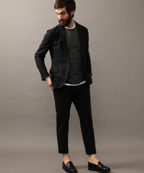 BEAUTY&YOUTH UNITED ARROWS(ビューティーアンドユースユナイテッドアローズ)の「BY ∴ TR ストレッチ ノープリーツ アンクルパンツ ◆(スラックス・メンズ・ブラック/ダークグレー/ネイビー・X-LARGE/LARGE/MEDIUM/SMALL)」の7枚目の写真