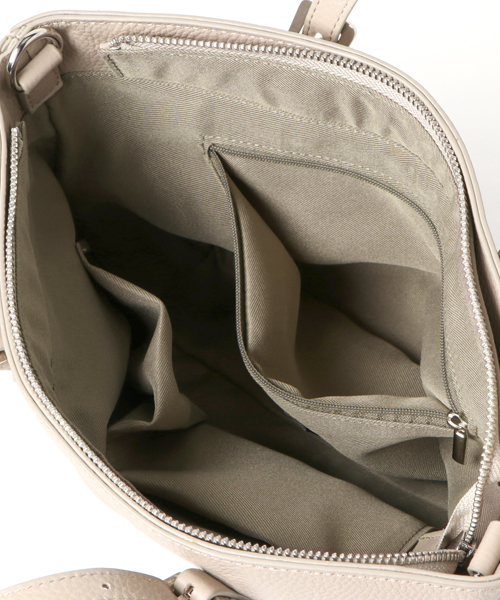 BEAU'RE SECOND(ビュレセカンド)の「【Beau're Second】カウレザー2WAYトートバッグ/BS-1903(トートバッグ・レディース・グレー/サックスブルー/イエロー・FREE)」の10枚目の写真