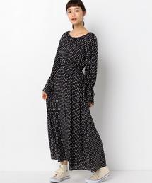 Another Edition | ドットジョーゼットワンピース ◆(ワンピース)