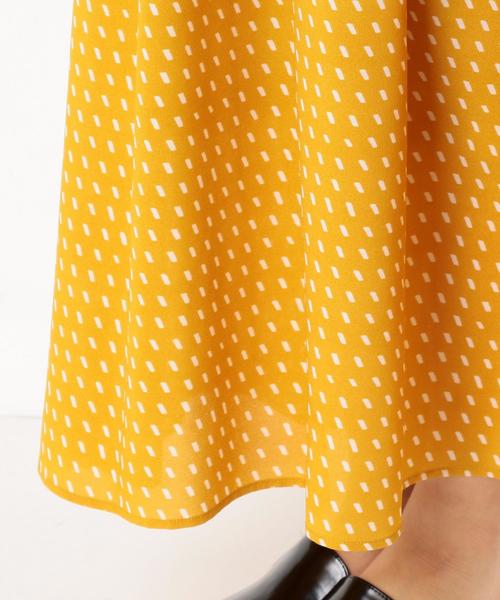 Another Edition（アナザーエディション）の「ドットジョーゼットワンピース ◆（ワンピース・レディース・ブラック/イエロー・FREE）」の11枚目の写真