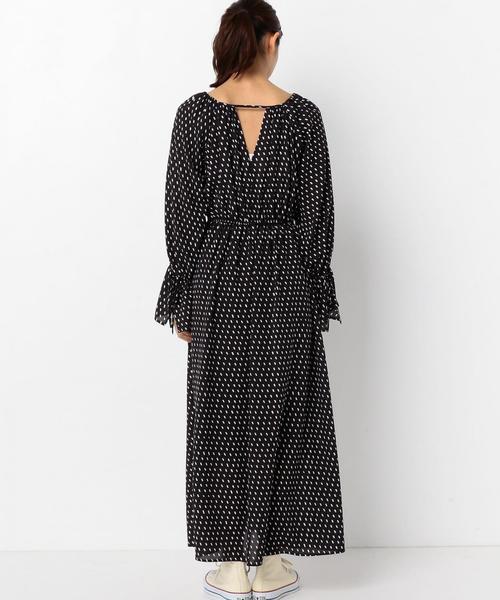 Another Edition（アナザーエディション）の「ドットジョーゼットワンピース ◆（ワンピース・レディース・ブラック/イエロー・FREE）」の15枚目の写真