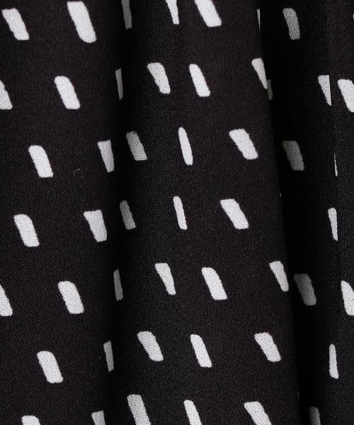 Another Edition（アナザーエディション）の「ドットジョーゼットワンピース ◆（ワンピース・レディース・ブラック/イエロー・FREE）」の8枚目の写真