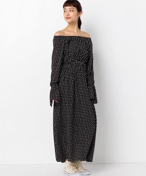 Another Edition（アナザーエディション）の「ドットジョーゼットワンピース ◆（ワンピース・レディース・ブラック/イエロー・FREE）」の9枚目の写真