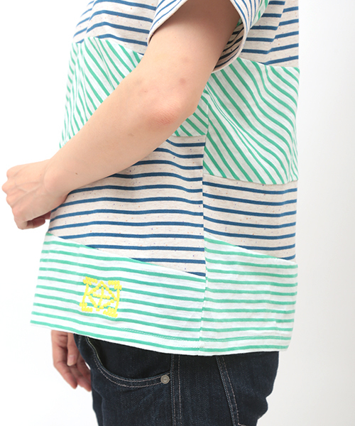 チチカカ（チチカカ）の「ボーダーパッチ　Ｔシャツ（Tシャツ/カットソー・レディース・その他1/その他2・LARGE/MEDIUM）」の19枚目の写真