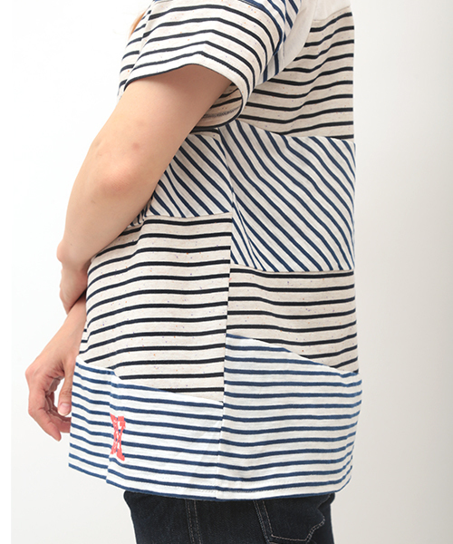 チチカカ（チチカカ）の「ボーダーパッチ　Ｔシャツ（Tシャツ/カットソー・レディース・その他1/その他2・LARGE/MEDIUM）」の11枚目の写真