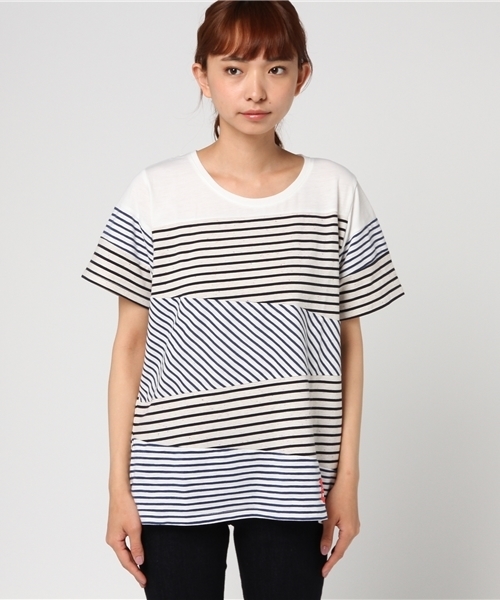 チチカカ（チチカカ）の「ボーダーパッチ　Ｔシャツ（Tシャツ/カットソー・レディース・その他1/その他2・LARGE/MEDIUM）」の3枚目の写真