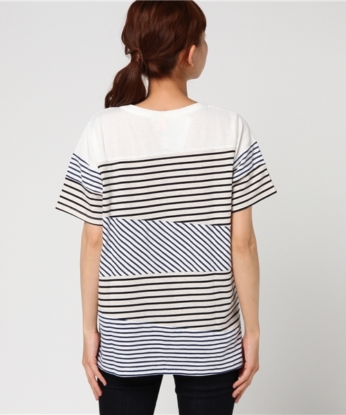 チチカカ（チチカカ）の「ボーダーパッチ　Ｔシャツ（Tシャツ/カットソー・レディース・その他1/その他2・LARGE/MEDIUM）」の5枚目の写真