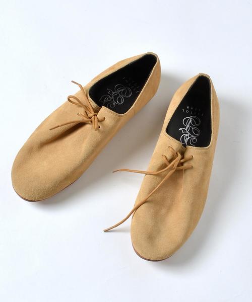 SHIPS JET BLUE（シップスジェットブルー）の「PASTOL STAR: スエードレースアップ シューズ◇（その他シューズ・メンズ・ベージュ・8/10/7/9）」の2枚目の写真