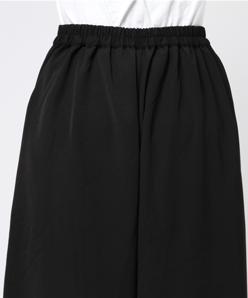 axes femme（アクシーズファム）の「チューリップヘムワイドパンツ（その他パンツ・レディース・キナリ/ピンク系その他/ブラック・MEDIUM）」の9枚目の写真